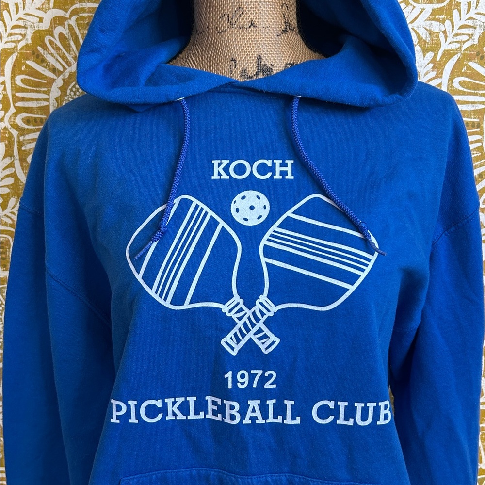 KOCH Blue Limited Edition Long Sleeve 1972 Pickleball Club Hoodie size M - Picture 3 of 11
